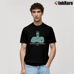 Men’s Adventure Time Dance Responsibly Classic T-Shirt in black | Soft, Breathable Everyday Wear