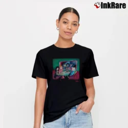Women’s Adventure Time Diner Party T-Shirt in black | Soft, Flattering Fit