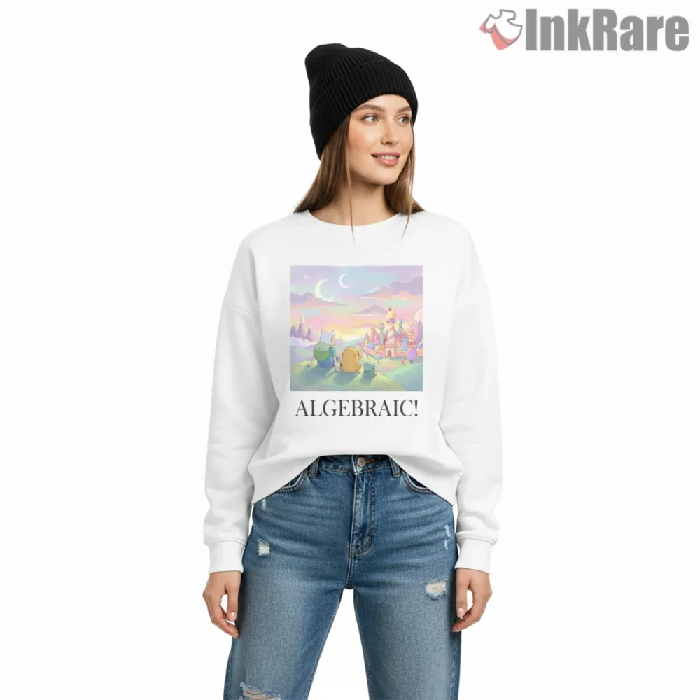 Adventure Time Landscape Castle Algebraic Quote Shirt on graphic shirt for women graphic tee