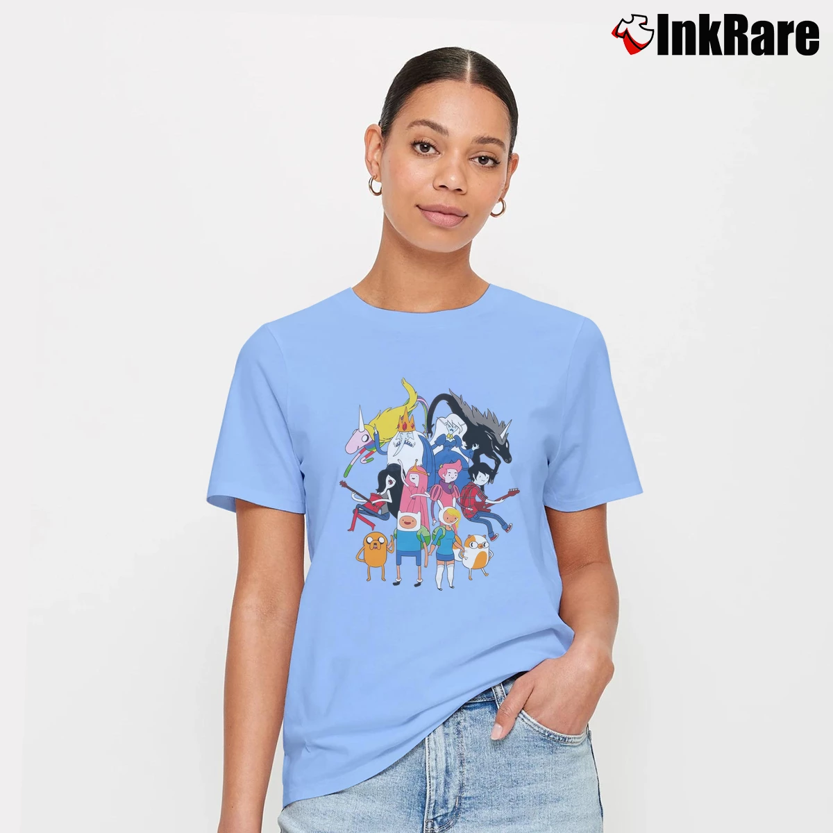 Women’s Adventure Time Mirror Counterparts T-Shirt in light blue | Soft, Flattering Fit