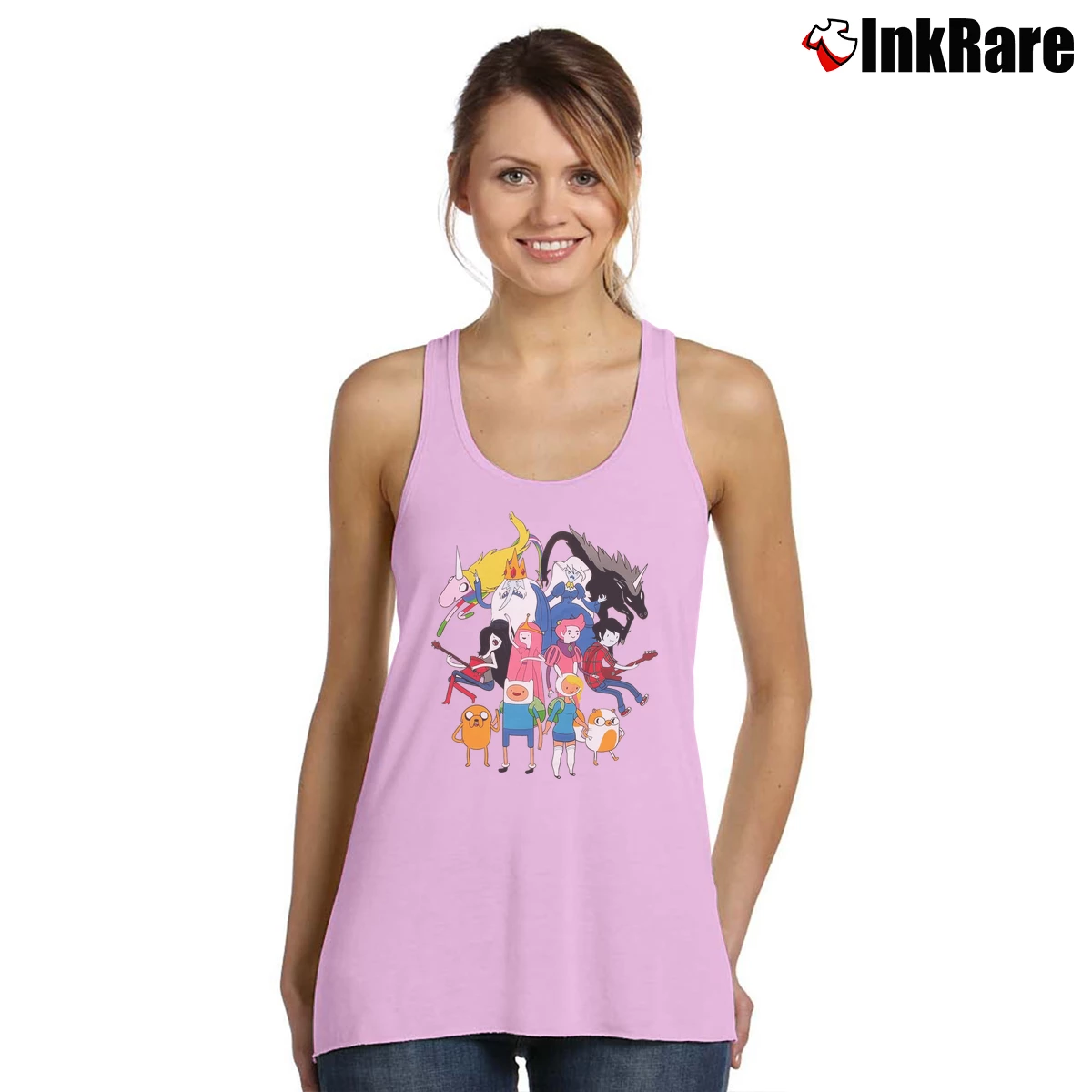 Women’s Adventure Time Mirror Counterparts Tank Top in light pink | Lightweight, Movement-Friendly