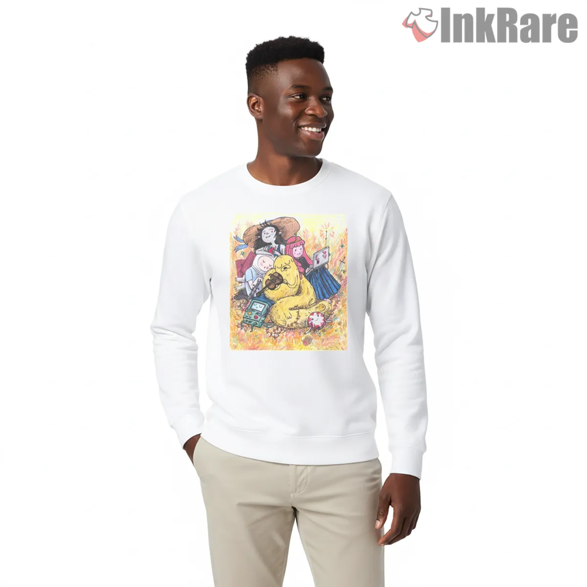 Adventure Time Picnic Scene Artistic Painterly Style Shirt Adventure Time Picnic Scene Artistic Painterly Style Shirt on graphic shirt for men graphic tee