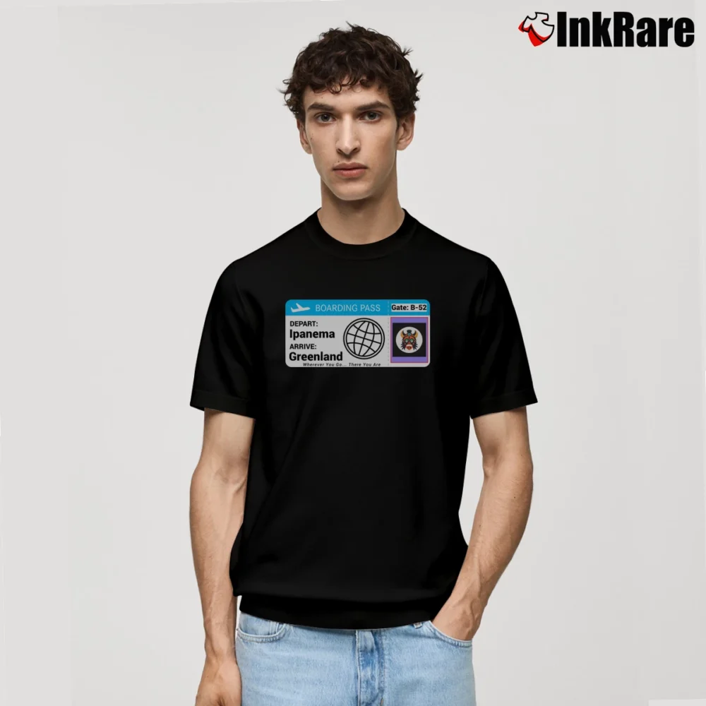 Men’s Aesthetic girl from ipanema goes to greenland Classic T-Shirt in black | Soft, Breathable Everyday Wear