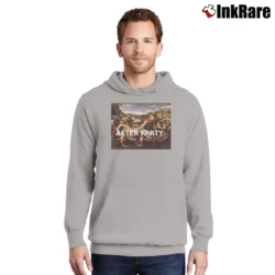 Men’s After Party Funny Statement Pullover Hoodie in sport grey | Cozy, Durable, Modern Fit