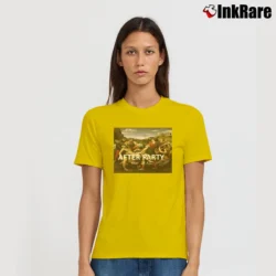Women’s After Party Funny Statement Signature T-Shirt in yellow | Soft, Flattering Fit