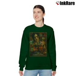 Women’s Agust D BTS Relaxed Sweatshirt in forest green | Soft, Laid-Back Vibe