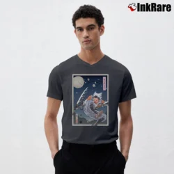 Men’s Ahsoka Star Wars V-Neck Tee in charcoal | Sharp, Breathable, Everyday Staple