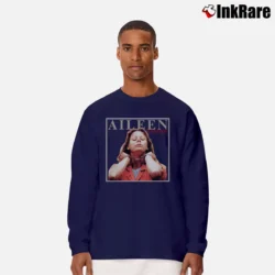 Men’s Aileen Wuornos True Crime Long-Sleeve Shirt in navy | Sleek, Lightweight, Year-Round Wear