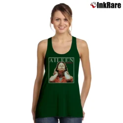 Women’s Aileen Wuornos True Crime Tank Top in forest green | Lightweight, Movement-Friendly