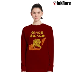 Women’s Ailise Oingo Boingo Cat Long-Sleeve Top in maroon | Sleek, Versatile, All-Season