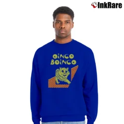Men’s Ailise Oingo Boingo Cat Crewneck Sweatshirt in royal blue | Cozy Fabric, Clean Style