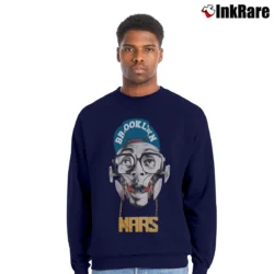 Men’s Air Jordan Spike Lee Mars Blackmon Crewneck Sweatshirt in navy | Cozy Fabric, Clean Style