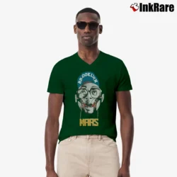 Men’s Air Jordan Spike Lee Mars Blackmon V-Neck Tee in forest green | Sharp, Breathable, Everyday Staple