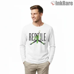 Air Reptile Mortal Kombat Toxic Jump Shirt on white long sleeve shirt for men graphic tee