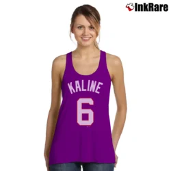 Women’s Al Kaline Detroit Tigers Navy Cooperstown Tank Top in purple | Lightweight, Movement-Friendly