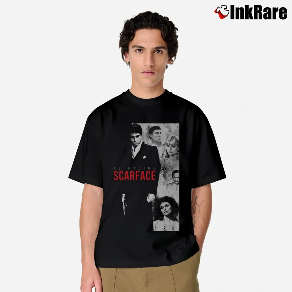 Men’s Al Pacino Scarface Classic T-Shirt in black | Soft, Breathable Everyday Wear