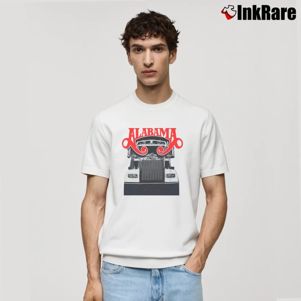 Men’s Alabama Country Western Concert Tour Classic T-Shirt in white | Soft, Breathable Everyday Wear