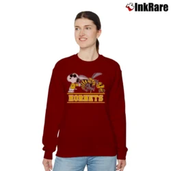 Women’s Alabama State Hornets Snoopy Relaxed Sweatshirt in maroon | Soft, Laid-Back Vibe