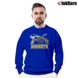 Men’s Alabama State Hornets Snoopy Crewneck Sweatshirt in royal blue | Cozy Fabric, Clean Style