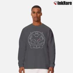 Men’s Alakazam Pokemon Long-Sleeve Shirt in charcoal | Sleek, Lightweight, Year-Round Wear