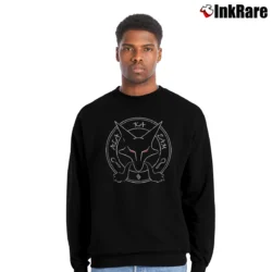 Men’s Alakazam Pokemon Crewneck Sweatshirt in black | Cozy Fabric, Clean Style
