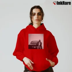Women’s Album Cover Kendrick Lamar GNX Cozy Hoodie in red | Warm, Structured, Stylish