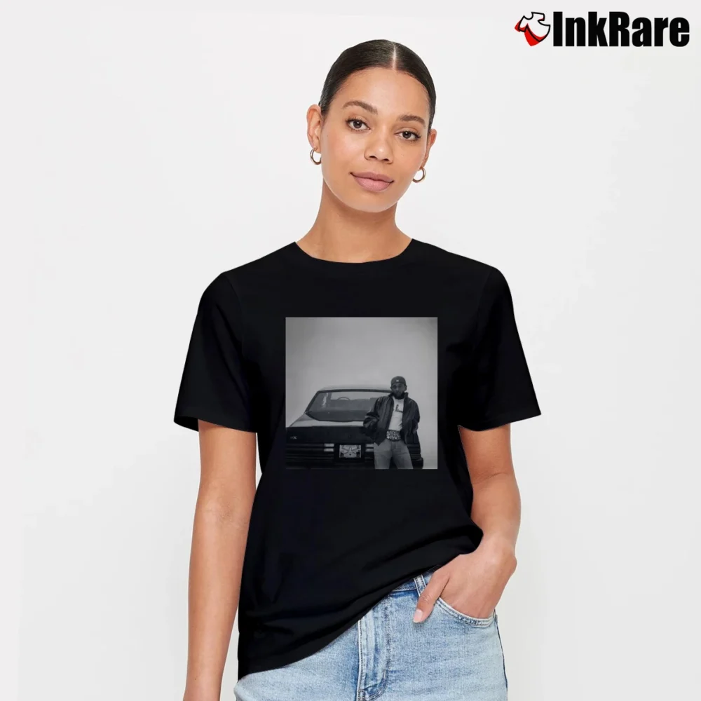 Women’s Album Cover Kendrick Lamar GNX Signature T-Shirt in black | Soft, Flattering Fit