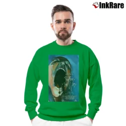 Men’s Album Cover Pink Floyd Band The Wall Crewneck Sweatshirt in irish green | Cozy Fabric, Clean Style