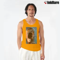 Men’s Album Cover Pink Floyd Band The Wall Tank Top in orange | Breathable, Active-Friendly Design