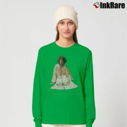 Women’s Alice Coltrane Journey In Satchidananda Jazz Fusion Long-Sleeve Top in irish green | Sleek, Versatile, All-Season