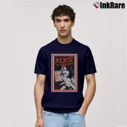 Men’s Alice Cooper Rock Band Graphic Classic T-Shirt in navy | Soft, Breathable Everyday Wear
