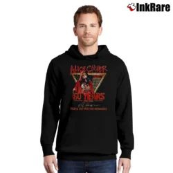 Men’s Alice De Cooper 60th Anniversary 90s Style Pullover Hoodie in black | Cozy, Durable, Modern Fit