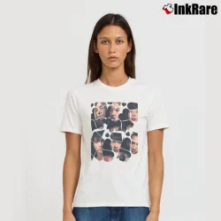 Women’s Alice In Borderland Characters Poster Print T-Shirt in white | Soft, Flattering Fit