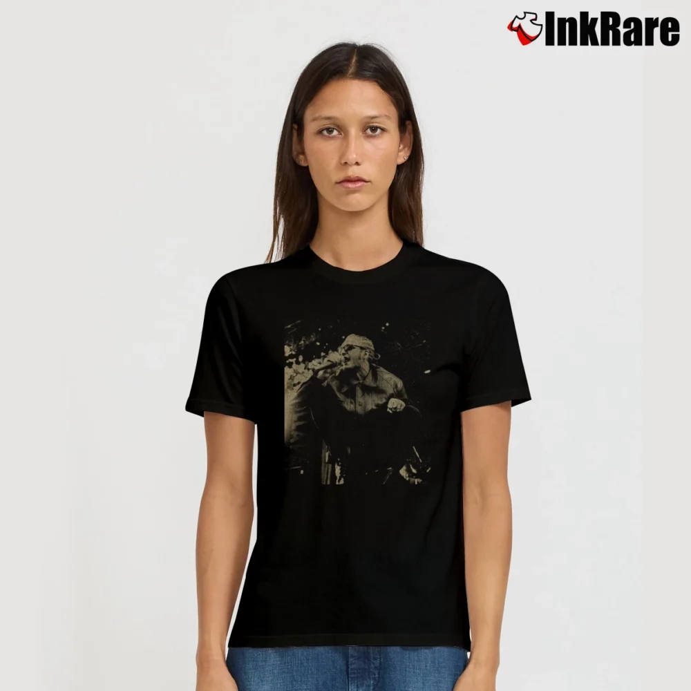 Women’s Alice In Chains Layne Staley Stage Signature T-Shirt in black | Soft, Flattering Fit