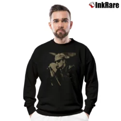 Men’s Alice In Chains Layne Staley Crewneck Sweatshirt in black | Cozy Fabric, Clean Style