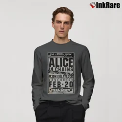 Men’s Alice In Chains Mookie Blaylock Long-Sleeve Shirt in charcoal | Sleek, Lightweight, Year-Round Wear