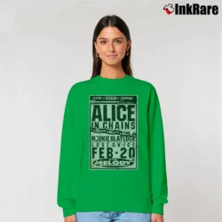 Women’s Alice In Chains Mookie Blaylock Relaxed Sweatshirt in irish green | Soft, Laid-Back Vibe
