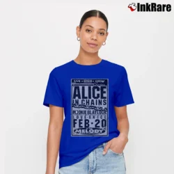 Women’s Alice In Chains Mookie Blaylock Signature T-Shirt in royal blue | Soft, Flattering Fit