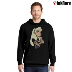 Men’s Alice In Wonderland Punk Rock Disney Inspired Pullover Hoodie in black | Cozy, Durable, Modern Fit