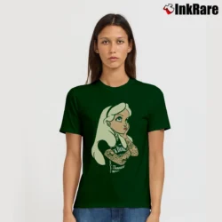 Women’s Alice In Wonderland Punk Rock Disney Inspired Signature T-Shirt in forest green | Soft, Flattering Fit