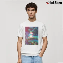 Men’s Alice In Wonderland Trippy Psychedelic Classic T-Shirt in white | Soft, Breathable Everyday Wear