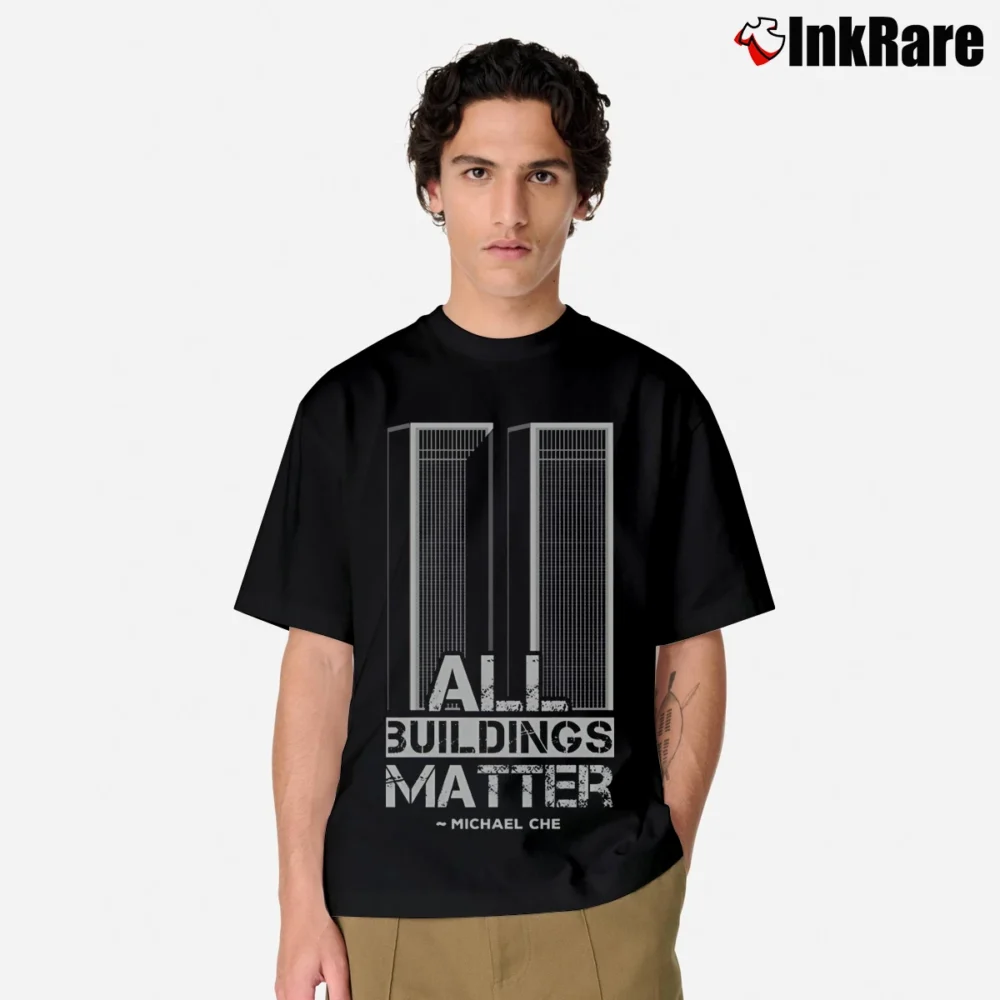 Men’s All Buildings Matter Classic T-Shirt in black | Soft, Breathable Everyday Wear