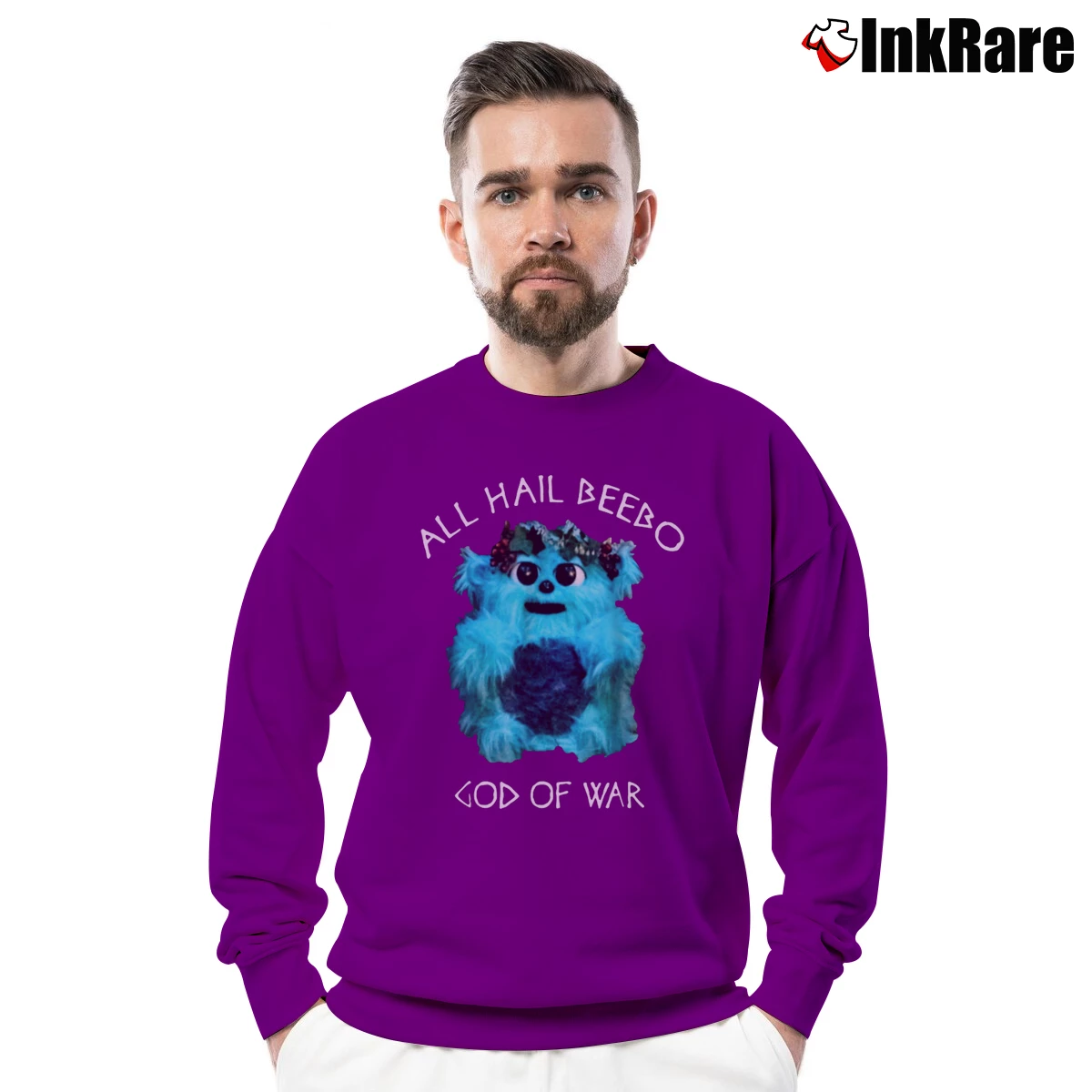 All Hail Beebo 95 Men’s Crewneck Sweatshirt in purple – Soft & Durable Men’s All Hail Beebo 95 Crewneck Sweatshirt in purple | Cozy Fabric, Clean Style