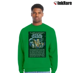 Men’s All I Need To Know About Life I Learned From Star Wars 1996 Crewneck Sweatshirt in irish green | Cozy Fabric, Clean Style