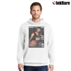 Men’s Allen Iverson Slam Cover Pullover Hoodie in white | Cozy, Durable, Modern Fit