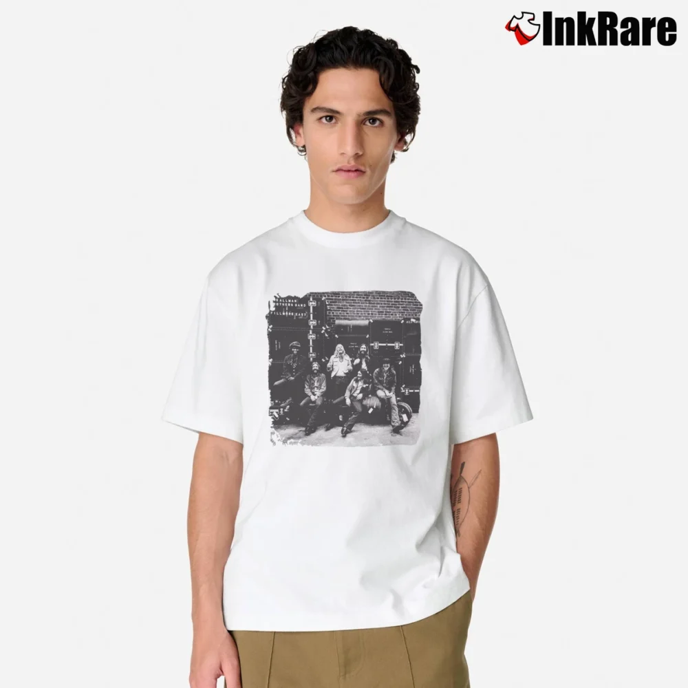 Men’s Allman Brothers Band At Fillmore East Classic T-Shirt in white | Soft, Breathable Everyday Wear