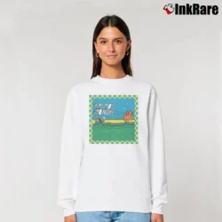Women’s Almost Monday Relaxed Sweatshirt in white | Soft, Laid-Back Vibe