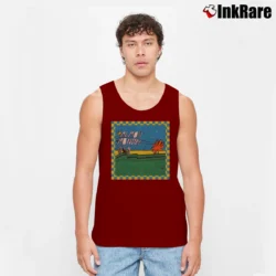 Men’s Almost Monday Tank Top in maroon | Breathable, Active-Friendly Design