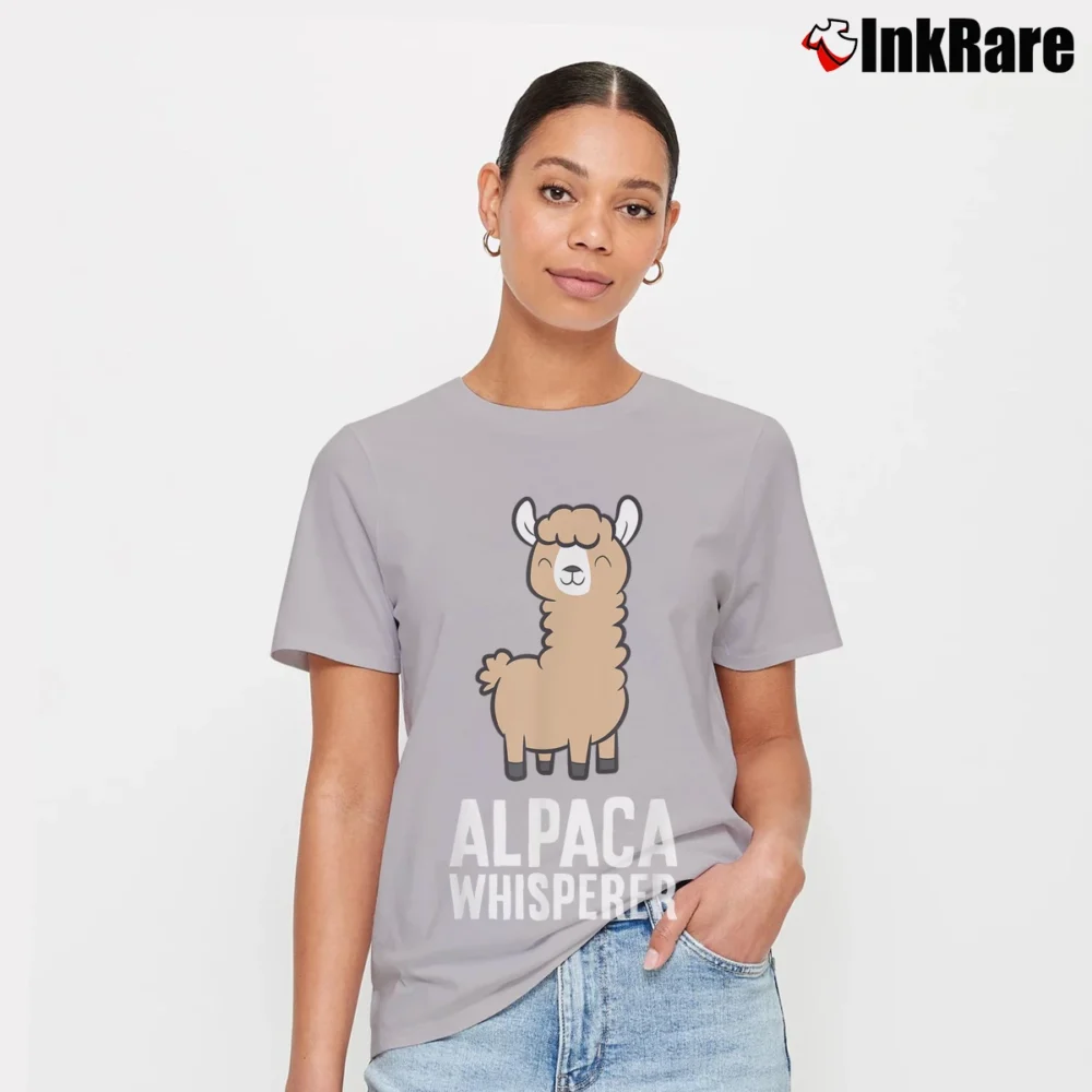 Women’s Alpaca Whisperer T-Shirt in sport grey | Soft, Flattering Fit