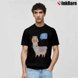 Men’s Alpaca Your Wound Wound Care Nurse Classic T-Shirt in black | Soft, Breathable Everyday Wear